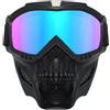 Generic Occhiali da sci anti-UV regolabili protettivi | Occhiali da softair masque offroad ciclismo moto occhiali per uomo donna giovane