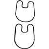 BDDCUHI6S Tubo di Tenuta O-Ring for Giunto Cardanico di Poppa da 2 Pezzi for A-PHA Br-vo Sostituisce 41802 9F-116-07