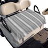 Generic Coprisedile Golf Cart Grigio a Righe in Poliestere 130x79 cm | Misura Universale