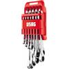 USAG Set 12 Chiavi Combinate Cricchetto Usag 285 KB/DS12