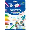 GIOTTO ASTUCCIO 12 PENNARELLI PER TESSUTO GIOTTO DECOR TEXTILE 494900