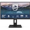 Philips 222S9JML/00 Monitor PC 54,6 cm (21.5) 1920 x 1080 Pixel Full HD LCD Nero