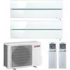 MITSUBISHI ELECTRIC Condizionatore Mitsubishi Kirigamine Style Bianco Perla Dual Split Inverter R32 MXZ-2F42VF A+++ WiFi