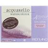 Honsell 19303141 Fabriano Artistico Acquarello Watercolour, extra bianco, satinato pressato, 31 x 41 cm, 20 fogli da 300 g/m², cartoncino per acquerello di alta qualità, blocco incollato su 4 lati
