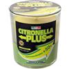 Cereria Di Giorgio - Candela in bicchiere di vetro Citronella Plus - Citronella di Java 100% Naturale - Anti Zanzare e Insetti - 50% più concentrata - Diametro 7 cm Altezza 7.7 cm - Durata 25 ore