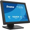 iiyama ProLite T1531SR-B2S Monitor PC 38,1 cm (15") 1024 x 768 Pixel XGA Touch screen Da tavolo Nero