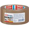 Tesa tesapack Nastro Adesivo Ultra Strong - 50m x 50mm, Marrone - 3 Rotoli | Nastro Adesivo per Pacchi in Pellicola di PVC, Antistrappo, Ideale per Legare Pacchi Pesanti, Silenzioso