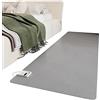 simdennr Tappeto termico, tappeto con riscaldamento, temperatura regolabile su 60 livelli, timer di 12 ore, impermeabile e antiscivolo, per soggiorno e camera da letto (300w 60x190cm)