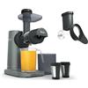 Ninja Estrattore di Succo a Freddo Compatto 3 in 1 con Lame, Grigio | Caraffa da 700ml e Contenitore da 1,1L, per Succhi Freschi e Verdure, Parti Lavabili in Lavastoviglie - JC152EU
