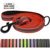 X XBEN Guinzaglio per Cani, 20MM-1,8M Guinzaglio Riflettente Resistente con Manico Imbottito, Guinzaglio Addestramento per per Cuccioli, Piccoli, Medi e Grandi, Con Fili di Gomma Morbida, Rosso