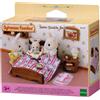 Sylvanian Families - Letto matrimoniale e comodino