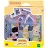 Sylvanian families - personaggi collezionabili - amici dell'asilo - trio pigiama party