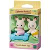 Sylvanian Families - GEMELLI CONIGLIO CIOCCOLATO