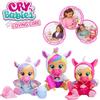 CRY BABIES LOVING CARE DREAMY, JENNA E HANNAH, BAMBOLA SINGOLA ASSORTITA CON 3 ACCESSORI CIASCUNA, PIANGONO LACRIME VERE