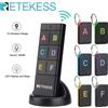 RETEKESS TH104 Localizzatore di chiavi wireless Localizzatore di chiavi RF Localizzatore di animali Portafoglio Tracker Telecomando 1 Trasmettitore RF 6 Ricevitore