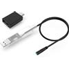 varstrom Cavi di programmazione USB OTG-USB per kit unità centrale Bafang BBS01 BBS02B BBSHD per modificare parametri di velocità PAS lunghezza 43,3 pollici