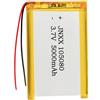Aleaivy 3.7V 5000mAh 18.5Wh 105080 termistore Li-polimero Li batteria per DashCam GPS ipod PAD Power Bank Tablet PC