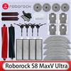 Roborock S8 MaxV Ultra Robot Aspirapolvere Pezzi di ricambio Spazzole laterali principali Panni per mop Filtri HEPA Sacchetti per la polvere Accessori