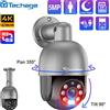 Techage 8MP 5MP PTZ POE Telecamera di sorveglianza IP Rete 4K Rilevazione umana Audio bidirezionale CCTV Sicurezza esterna ONVIF PT825G XMEYE