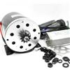 NONE Motore elettrico 36V 48V 1000W 3000RPM Go-Kart con motore DC spazzolato Velocità nominale Motore brushless Motocadena 25H-11T