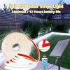 Acosh neon Strisce luminose al neon solari COB da 2400 mAh Luci flessibili DC 24 V Striscia LED bianca calda impermeabile IP67 per la decorazione esterna del giardino