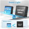 KEPWORTH Batteria LifePo4 più recente 12v 20Ah 25Ah BMS integrato 12V LiFePo4 Alimentazione ricaricabile Funziona in serie o parallela