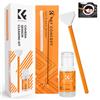 K&F CONCEPT Set di 6 tamponi per la pulizia del sensore da 24 mm Full Frame/16 mm APS-C e 20 ml di liquido detergente per sensori per fotocamere digitali DSLR SLR Sony