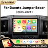 Ainavi Autoradio Per Fiat Ducato Citroen Jumper Peugeot Boxer 2006-2024 Wireless Carplay Android Auto Car Multimedia DSP 2 Din