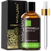 Mayjam Olio Essenziale 100ml Citronella Cannella Legno di Cedro Vetiver Cajeput Finocchio Salvia Olio Aromaterapia per Diffusore Umidificatore