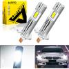 AUXITO 2 Pezzi Lampadine LED H1 per Fari Auto CANBUS Mini Lampada Dimensioni 1:1 Nuove Luci Fendinebbia H1 Wireless LED Plug & Play 6500K Bianco 12V