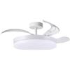 BEL AIR HOME Ventilatore da soffitto BEL AIR HOME ARES con motore DC, 3 pale pieghevoli, luce LED 36W regolabile, memoria, luce notturna, silenzioso, efficiente, telecomando incluso, ideale per camere e soggiorni
