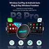 Ottocast P3 PRO CarPlay AI Box 8+128G Android Car Box con Assistente Vocale AI, ESIM 3.0, Dual WiFi, Sistema Auto Intelligente per Benz VW