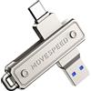 MOVESPEED YSULJ 150 MB/s USB 3.1 Type C Flash Drive 128 GB 256 GB 512 GB OTG USB Memory Pendrive 64 GB 32 GB Pen Drive per Smartphone Laptop Tablet PC