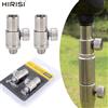 HIRISI Adattatore a sgancio rapido in acciaio inossidabile Hirisi AQ202 per avvisatori acustici da pesca alla carpa, rod pod e picchetti da pesca - Accessori da pesca