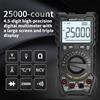 ZOYI ZT-225 Multimetro Digitale Professionale 1000V con Display Analogico a Barre, Tester di Capacità e Resistenza per Elettricisti