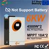 jsdsolar Inverter PV ibrido Jsdsolar 6kW, Onda Sinusoidale Pura, Caricatore MPPT, Potenza Massima in Ingresso 4500W × 2, Non Supporta Batterie, con WIFI, Inverter Off-Grid/On-Grid, RS232, Impermeabile IP21