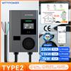 WityPower Stazione di Ricarica per Auto Elettriche WityPower Wallbox Tipo 2 7KW 11KW 22KW Caricatore EV con Bilanciamento Dinamico del Carico APP WiFi per Tesla e Altri Veicoli