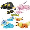 Aoger Peluche Pokémon di grandi dimensioni Eevee Evoli - Vaporeon Umbreon Flareon Espeon Gengar Sprigatito, pupazzo imbottito per i fan