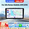 OSSURET Spedizione Rapida 2 Din 9 Pollici Octa Core Android 15 Autoradio per Alfa Romeo Giulietta 2015-2018 Autoradio Wireless Carplay Android Auto Unità Principale GPS Navigazione Lettore Video RDS