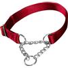 TRIXIE COLLARE PREMIUM SEMISTRANGOLO TG. M-L 35-55 CM. / 20 MM. ROSSO