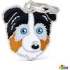 My Family - Medaglietta Cane Australian Sheperd Varie Colorazioni