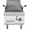 Risto Modello: 88462433670,Fry top griglia a pietra lavica elettrico da banco con leva alza griglia 6.6 kW 40x70x47,5h cm