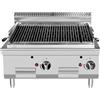 Risto Modello: 88462443671,Fry top griglia a pietra lavica elettrico da banco con leva alza griglia 13.2 kW 80x80x47,5h cm