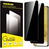 Viojrlra Privacy Pellicola Protettiva per Samsung Galaxy S22 Plus/S22+ 5G Vetro Temperato,Anti-Spy Durezza 9H Ultra Resistente Anti Graffio Anti-Impronte Vetrino Protettivo,Senza Bolle,HD,2 Pezzi