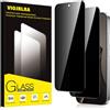 Viojrlra Privacy Pellicola Protettiva per Xiaomi 15T/Xiaomi 15T Pro Vetro Temperato,Anti-Spy Durezza 9H Ultra Resistente Anti Graffio Anti-Impronte Vetrino Protettivo,Senza Bolle,HD,2 Pezzi
