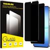 Viojrlra Privacy Pellicola Protettiva per Samsung Galaxy A17 5G/4G Vetro Temperato,Anti-Spy Durezza 9H Ultra Resistente Anti Graffio Anti-Impronte Vetrino Protettivo,Senza Bolle,HD,2 Pezzi