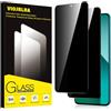 Viojrlra Privacy Pellicola Protettiva per Xiaomi Redmi Note 13 Pro 5G/4G Vetro Temperato,Anti-Spy Durezza 9H Ultra Resistente Anti Graffio Anti-Impronte Vetrino Protettivo,Senza Bolle,HD,2 Pezzi