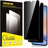 Viojrlra Privacy Pellicola Protettiva per Samsung Galaxy A34 5G Vetro Temperato,Anti-Spy Durezza 9H Ultra Resistente Anti Graffio Anti-Impronte Vetrino Protettivo,Senza Bolle,HD,2 Pezzi