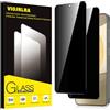 Viojrlra Privacy Pellicola Protettiva per Samsung Galaxy S24+/S24 Plus 5G Vetro Temperato,Anti-Spy Durezza 9H Ultra Resistente Anti Graffio Anti-Impronte Vetrino Protettivo,Senza Bolle,HD,2 Pezzi