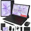 VELVDIVA Tablet 11 Pollici Android 16, 36 GB RAM + 512 GB ROM (TF 2 TB), Octa-Core 2,0 GHz, Widevine L1, 4G LTE, 5GWiFi/4GLTE, 8000 mAh, 8+13 MP/GPS/BT5.0, con Tastiera e Mouse, Negro